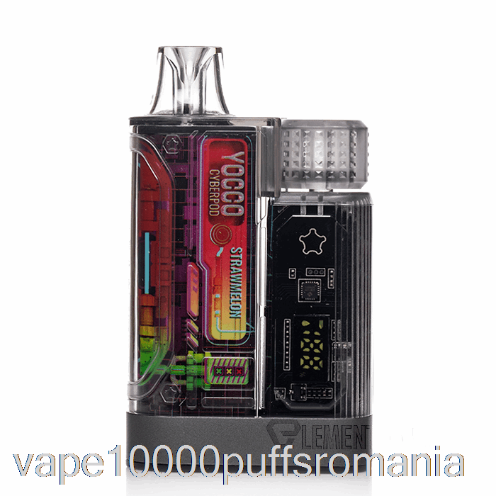 Vape Romania Yocco Cyberpod 12000 Pepene Galben De Unica Folosinta
